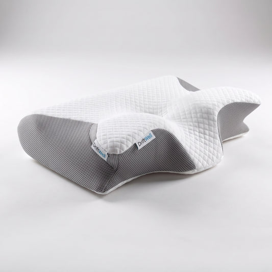 Driftwell Butterfly Memory Foam Pillow — 5-Zone Cervical Support for Neck Pain, Deep Sleep & All Sleep Positions