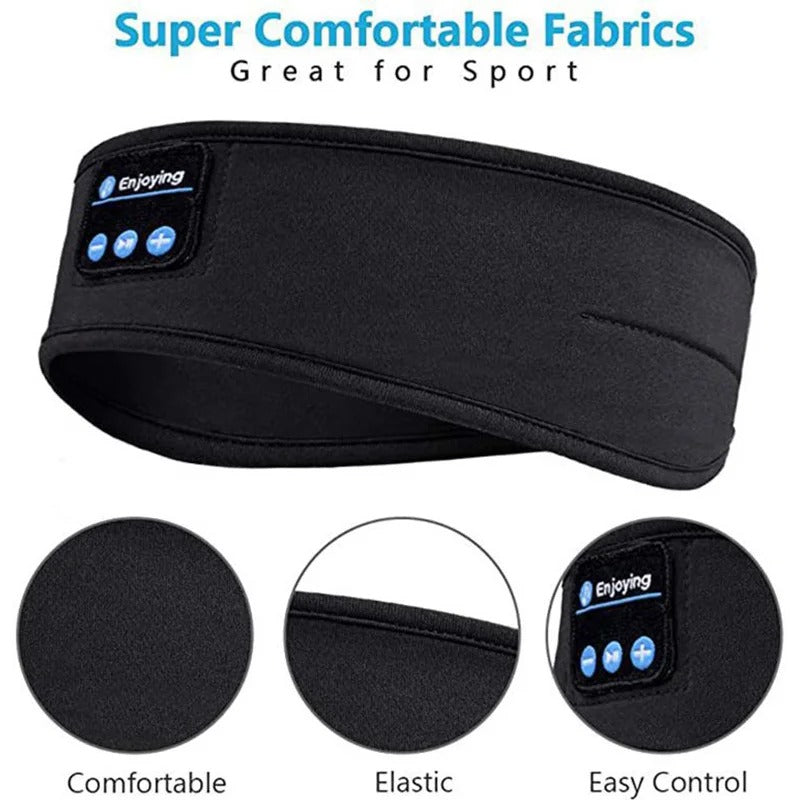 Driftwell Sleep Headband — Bluetooth 5.0 Wireless Headphones for Sleeping, 10-Hour Battery, Washable