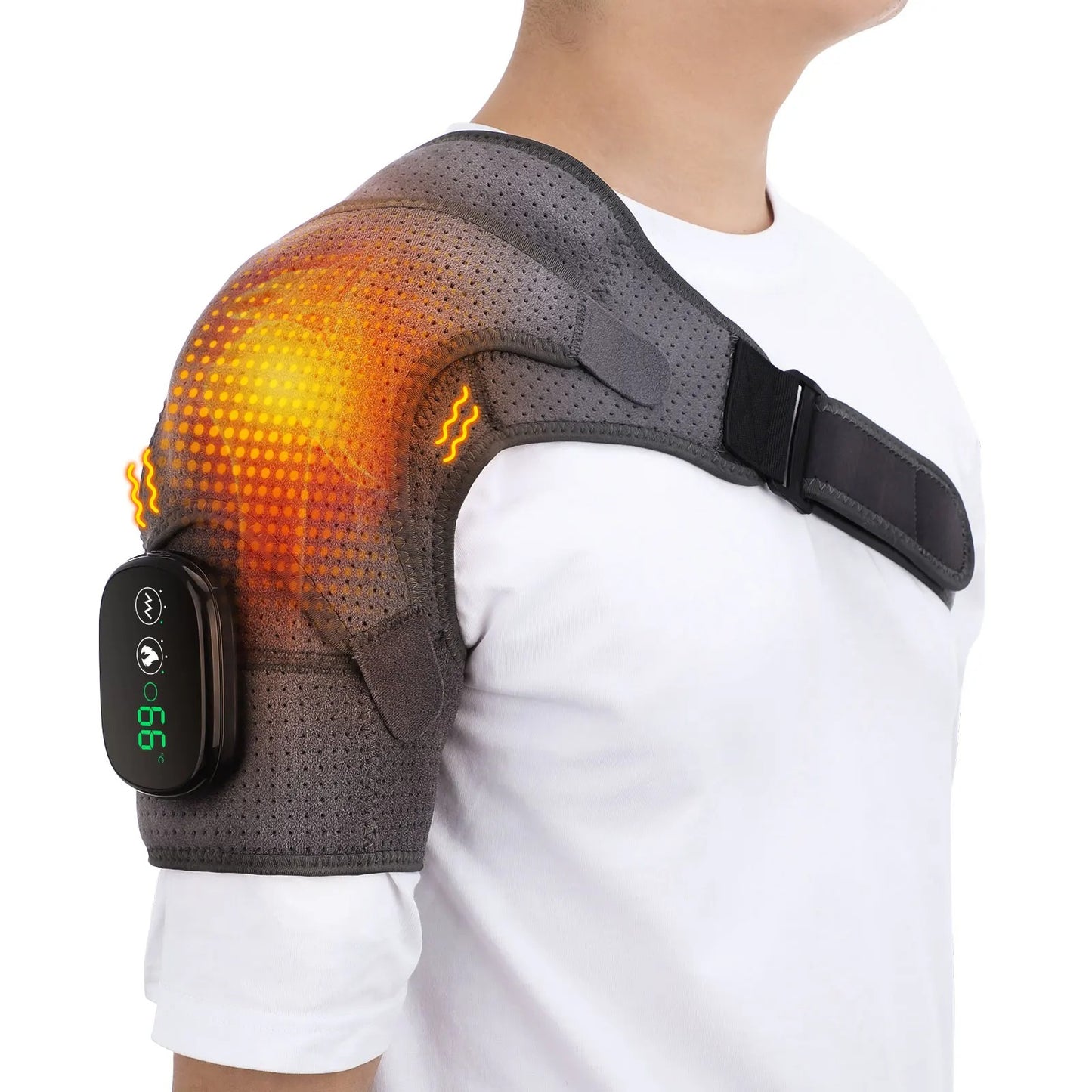 2-in-1 Heated Knee & Elbow Brace — Heat + Vibration | Driftwell