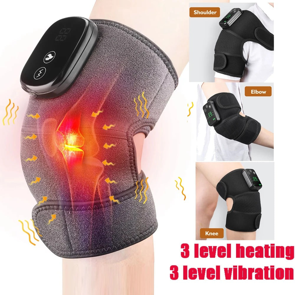 2-in-1 Heated Knee & Elbow Brace — Heat + Vibration | Driftwell