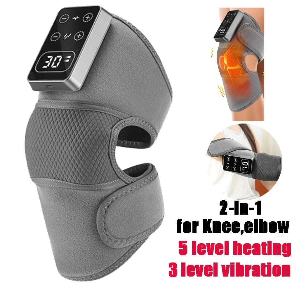 2-in-1 Heated Knee & Elbow Brace — Heat + Vibration | Driftwell