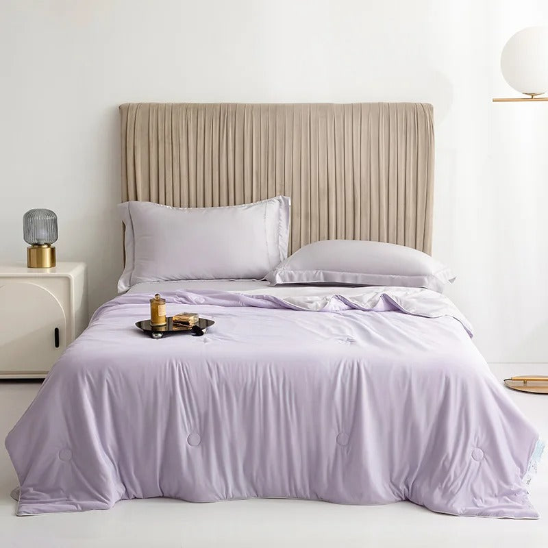 Driftwell Cooling Comforter — Q-max 0.44 Ice-Silk Blanket for Hot Sleepers | Twin, Queen & King