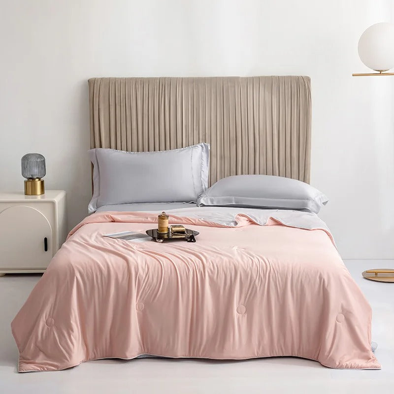Driftwell Cooling Comforter — Q-max 0.44 Ice-Silk Blanket for Hot Sleepers | Twin, Queen & King