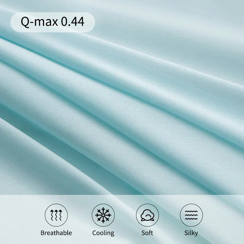 Driftwell Cooling Comforter — Q-max 0.44 Ice-Silk Blanket for Hot Sleepers | Twin, Queen & King