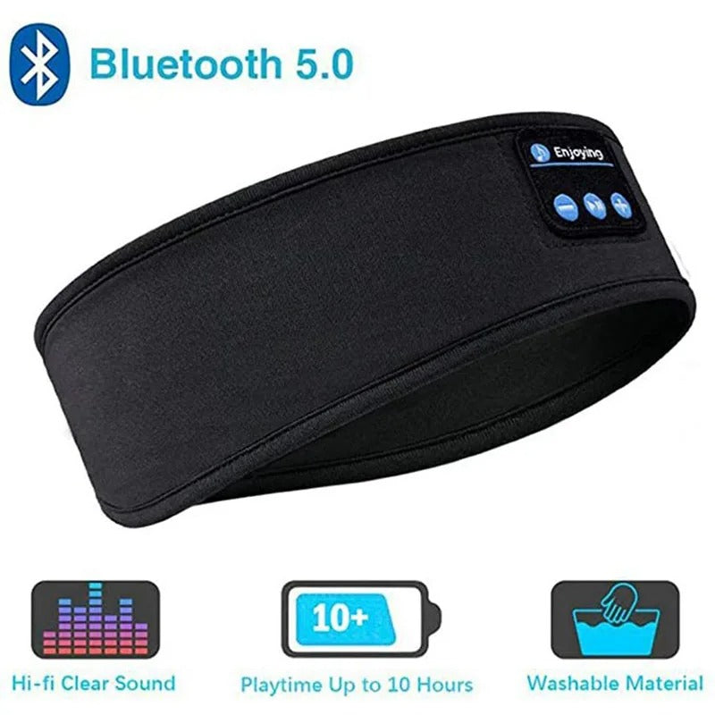 Driftwell Sleep Headband — Bluetooth 5.0 Wireless Headphones for Sleeping, 10-Hour Battery, Washable