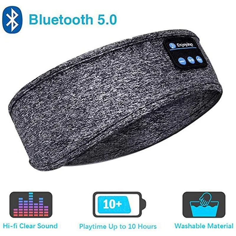 Driftwell Sleep Headband — Bluetooth 5.0 Wireless Headphones for Sleeping, 10-Hour Battery, Washable